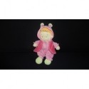 DOUDOU POUPEE GARCON PELUCHE DEGUISE EN COCCINELLE OU PAPILLON NICOTOY