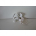 DOUDOU LAPIN PELUCHE AVEC MOUCHOIR CARTOON CLUB