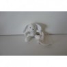 DOUDOU LAPIN PELUCHE AVEC MOUCHOIR CARTOON CLUB