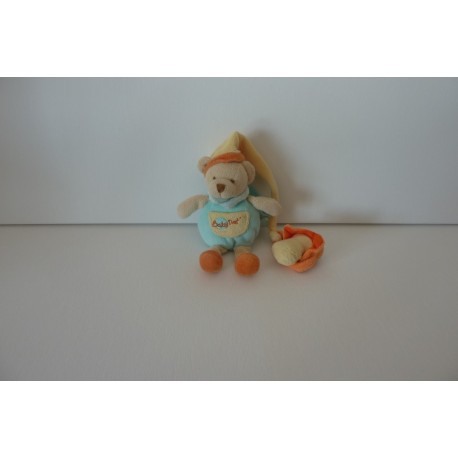 DOUDOU OURS PELUCHE ATTACHE TETINE BABY'NAT