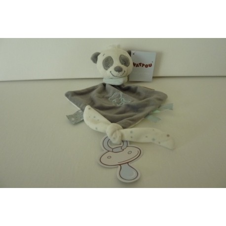 DOUDOU PANDA LOULOU COLLECTION LEA, LOULOU ET HIPPOLYTE NATTOU