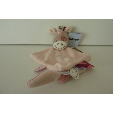 DOUDOU LICORNE COLLECTION NINA, JADE ET LILI NATTOU