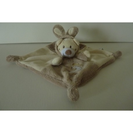 DOUDOU OURS DEGUISE EN LAPIN AUCHAN