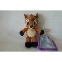 DOUDOU FAON BAMBI PELUCHE AVEC MOUCHOIR DISNEY