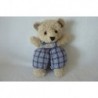 DOUDOU OURS PELUCHE TARTINE ET CHOCOLAT