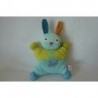 DOUDOU LAPIN SEMI PLAT POMMETTE