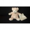 DOUDOU OURS PELUCHE AVEC MOUCHOIR BABY'NAT