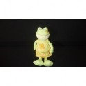 DOUDOU GRENOUILLE PELUCHE CARREBLANC