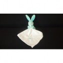 DOUDOU LAPIN PELUCHE AVEC MOUCHOIR BABY'NAT