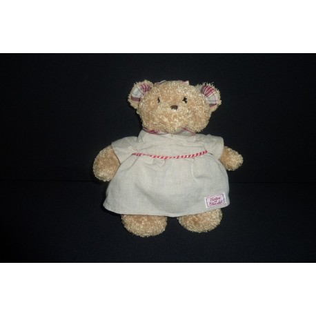 DOUDOU OURS PELUCHE TARTINE ET CHOCOLAT