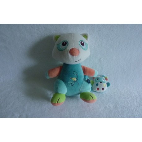 DOUDOU RATON LAVEUR MUSICAL SUCRE D'ORGE