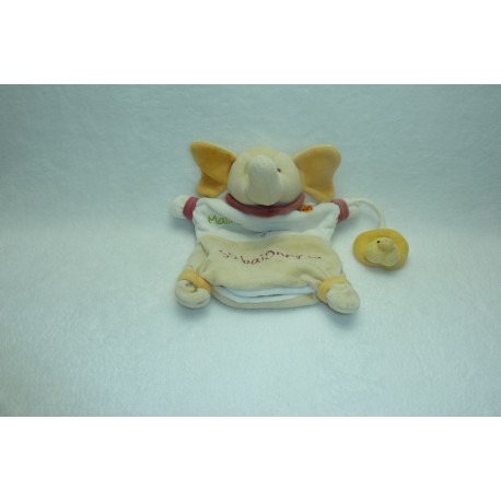 DOUDOU ELEPHANT MARIONNETTE BABY'NAT