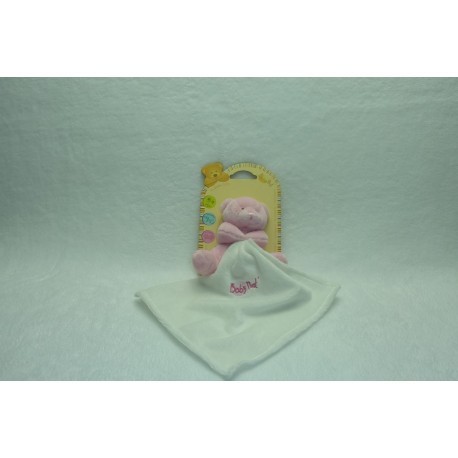 DOUDOU OURS PELUCHE AVEC MOUCHOIR BABY'NAT