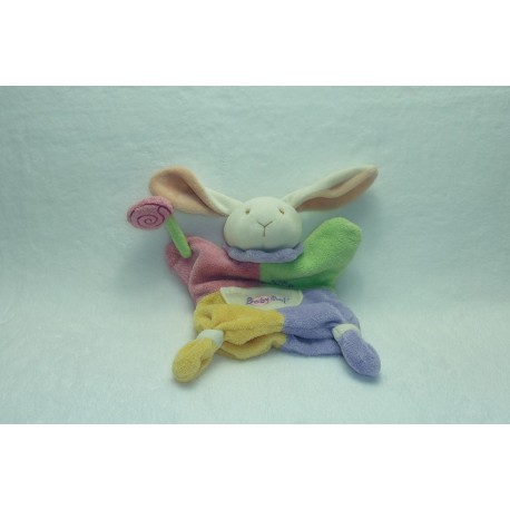 DOUDOU LAPIN MARIONNETTE LES BONBONS BABY'NAT
