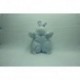 DOUDOU LAPIN PELUCHE CALIN ET BISOU