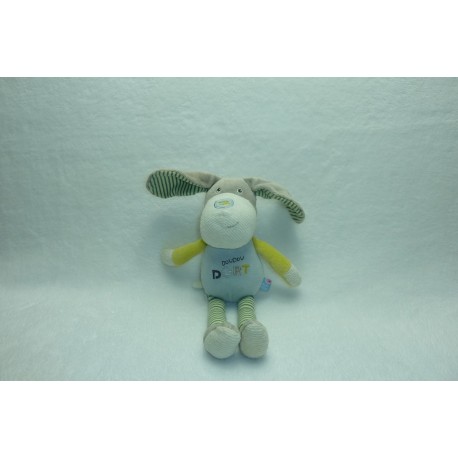 DOUDOU CHIEN PELUCHE SUCRE D'ORGE
