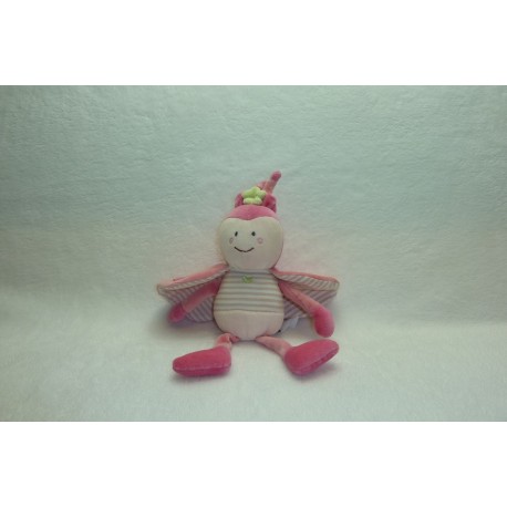 DOUDOU COCCINELLE PELUCHE SUCRE D'ORGE