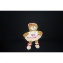 DOUDOU OURS PETIT MODELE CLUB MED COTON BIO DOUDOU ET COMPAGNIE