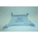 DOUDOU OURS PLAT BLEU COMME NEUF KALOO