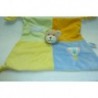 DOUDOU OURS NUAGE MONGOLFIERE BRODES VERT ORANGE JAUNE BLEU TRES BON ETAT GIPSY