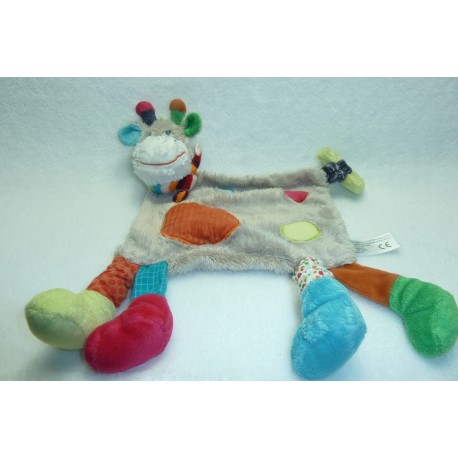 DOUDOU GIRAFE ZOE TRES BON ETAT NICOTOY SIMBA TOYS