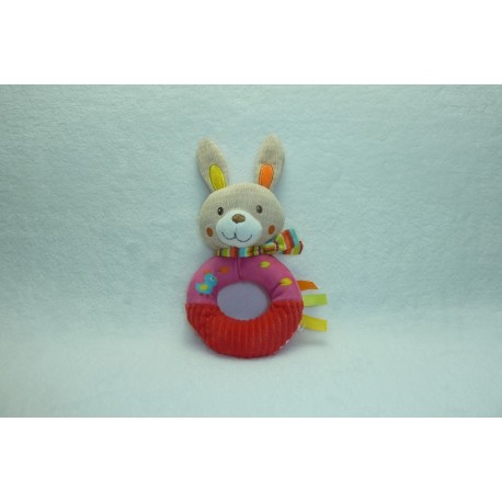 DOUDOU LAPIN HOCHET GRELOT NICOTOY