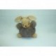 DOUDOU LAPIN PELUCHE MARRON FOURRURE 18 CM REF LU0212 KALOO