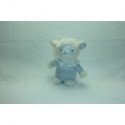 DOUDOU MOUTON PELUCHE RAYURES BLEU BLANC AVENE