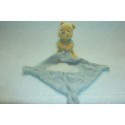 DOUDOU OURS PELUCHE WINNIE L'OURSON AVEC MOUCHOIR DISNEY