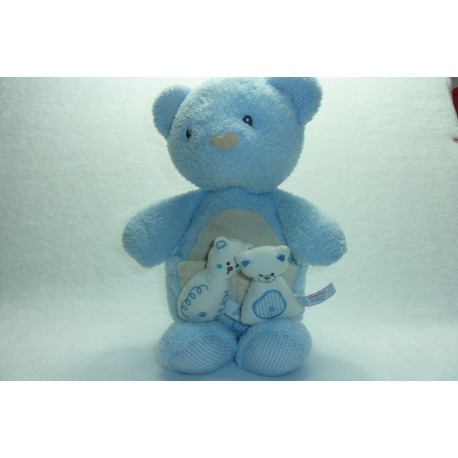 DOUDOU OURS PELUCHE AURORA BABY
