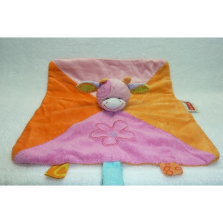 DOUDOU VACHE COLLECTION FUNNY FARMERS ETAT CORRECT NATTOU