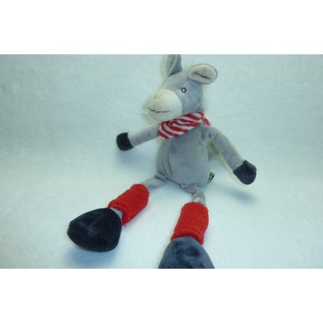 DOUDOU ÂNE PELUCHE COMME NEUF LES PETITES MARIE