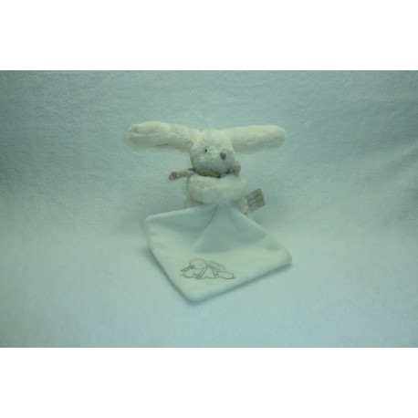 DOUDOU LAPIN PELUCHE BONBON AVEC MOUCHOIR DC2582 DOUDOU ET COMPAGNIE