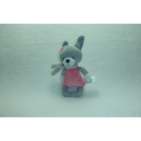 DOUDOU LAPIN HOCHET TEX BABY