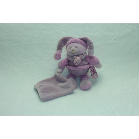 DOUDOU OURS PELUCHE DOUCEUR MACARON PETIT MODELE DOUDOU ET COMPAGNIE
