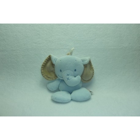 DOUDOU SEMI PLAT ELEPHANT COLLECTION LES RIGOLOS NATTOU
