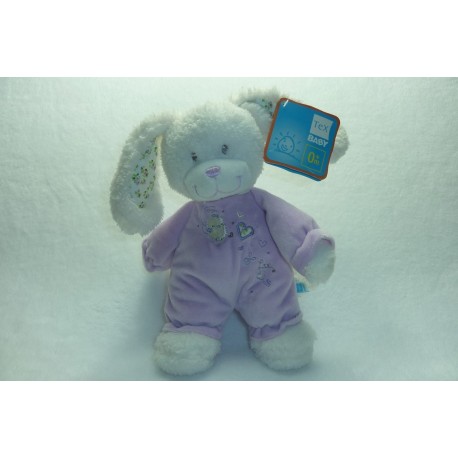 DOUDOU LAPIN PELUCHE TEX BABY