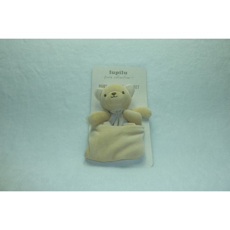DOUDOU OURS COTON BIO LUPILU