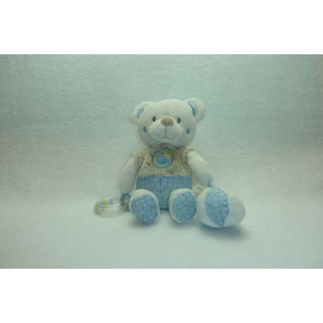 DOUDOU OURS PELUCHE EVEIL MOTS D'ENFANTS