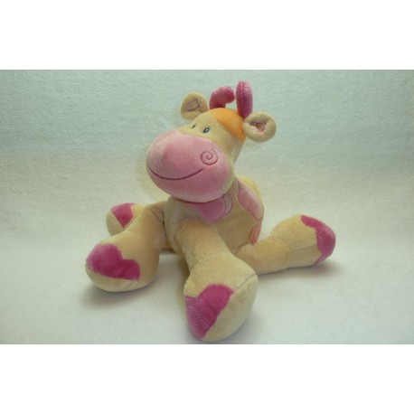 DOUDOU VACHE PELUCHE NATTOU