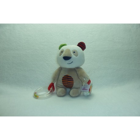 DOUDOU LAPIN PELUCHE ACTIVITES D'EVEIL POMMETTE