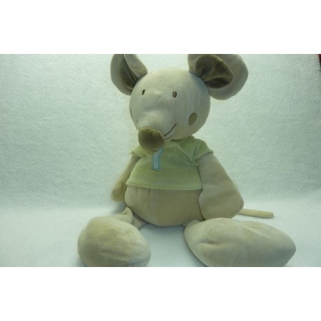 DOUDOU SOURIS PELUCHE GRAND MODELE PERICLES