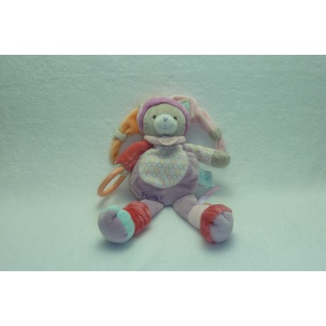 DOUDOU CHAT PELUCHE NINA ACTIVITES D'EVEIL BN003 BABY'NAT