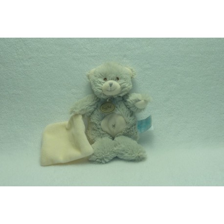 DOUDOU OURS PELUCHE AVEC MOUCHOIR BN945 BABY'NAT
