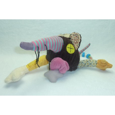 DOUDOU SOURIS PELUCHE EVEIL LES DEGLINGOS