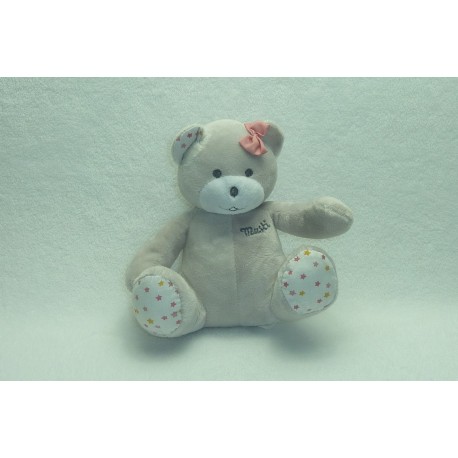 DOUDOU OURS PELUCHE MUSTI MUSTELA