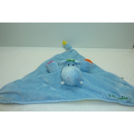 DOUDOU REVERSIBLE HIPPOPOTAME ARNOLD CANARD LILLIPUTIENS