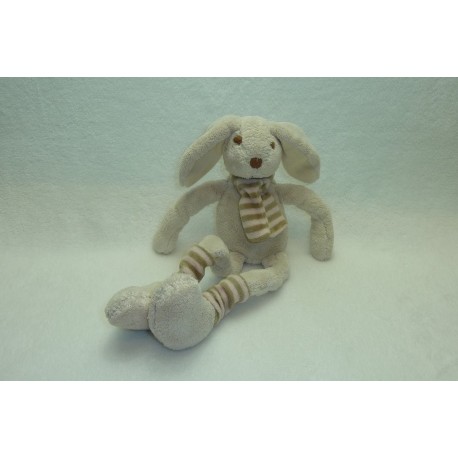 DOUDOU LAPIN PELUCHE FRIMOUSSES CHAUSSETTES HO1397 HISTOIRE D'OURS
