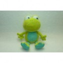 DOUDOU GRENOUILLE PELUCHE AUBERT