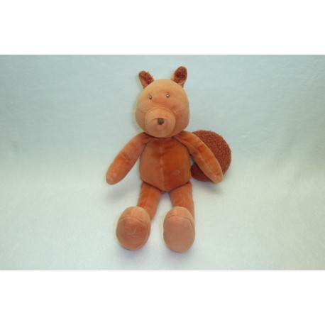 DOUDOU RENARD PELUCHE LA GRANDE FAMILLE MOULIN ROTY